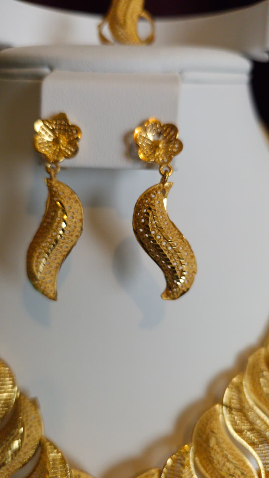Gold Plated 3 PCS CHOKER SET-N451
