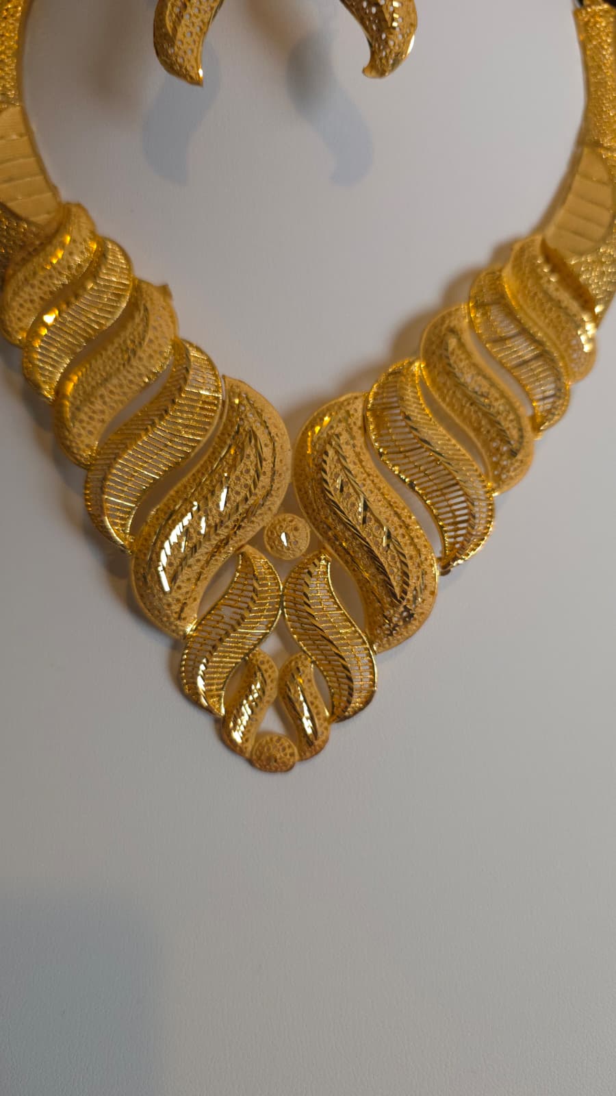 Gold Plated 3 PCS CHOKER SET-N451
