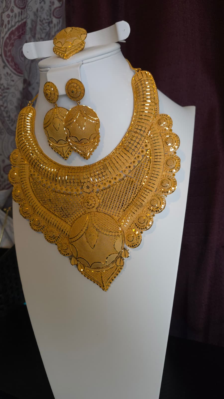 Gold Plated 3 PCS CHOKER SET-N456