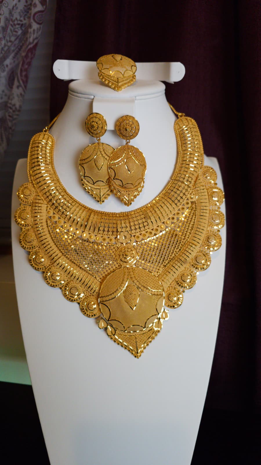 Gold Plated 3 PCS CHOKER SET-N456