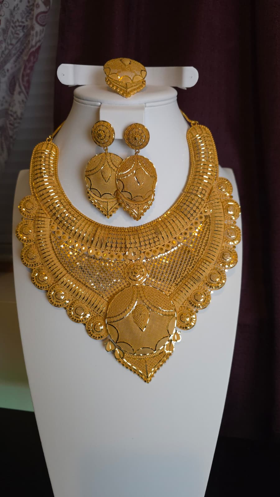 Gold Plated 3 PCS CHOKER SET-N456