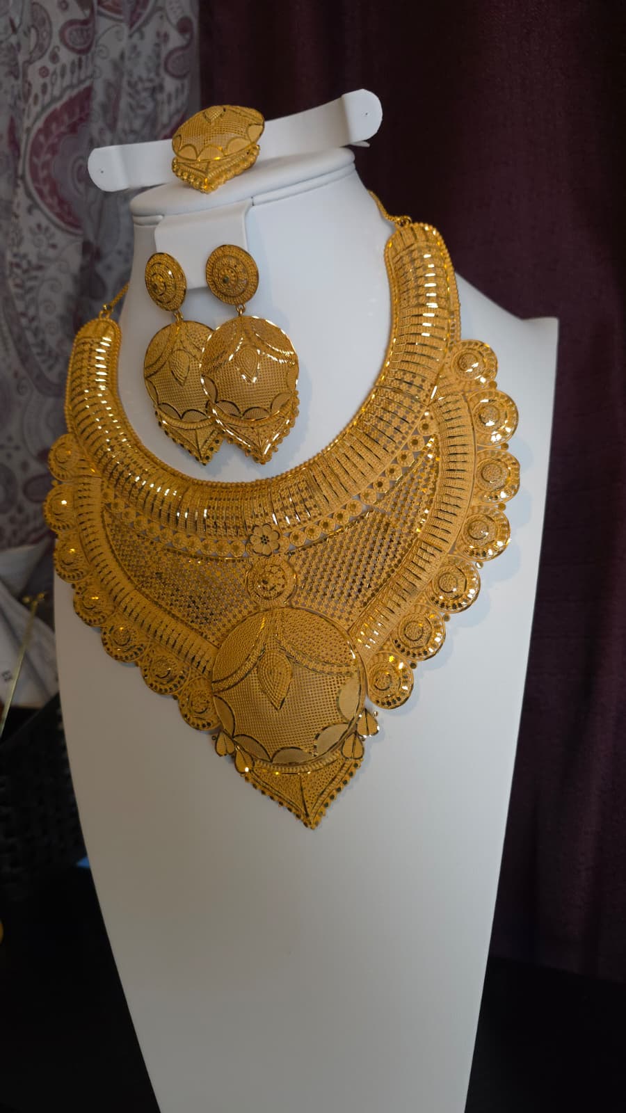 Gold Plated 3 PCS CHOKER SET-N456