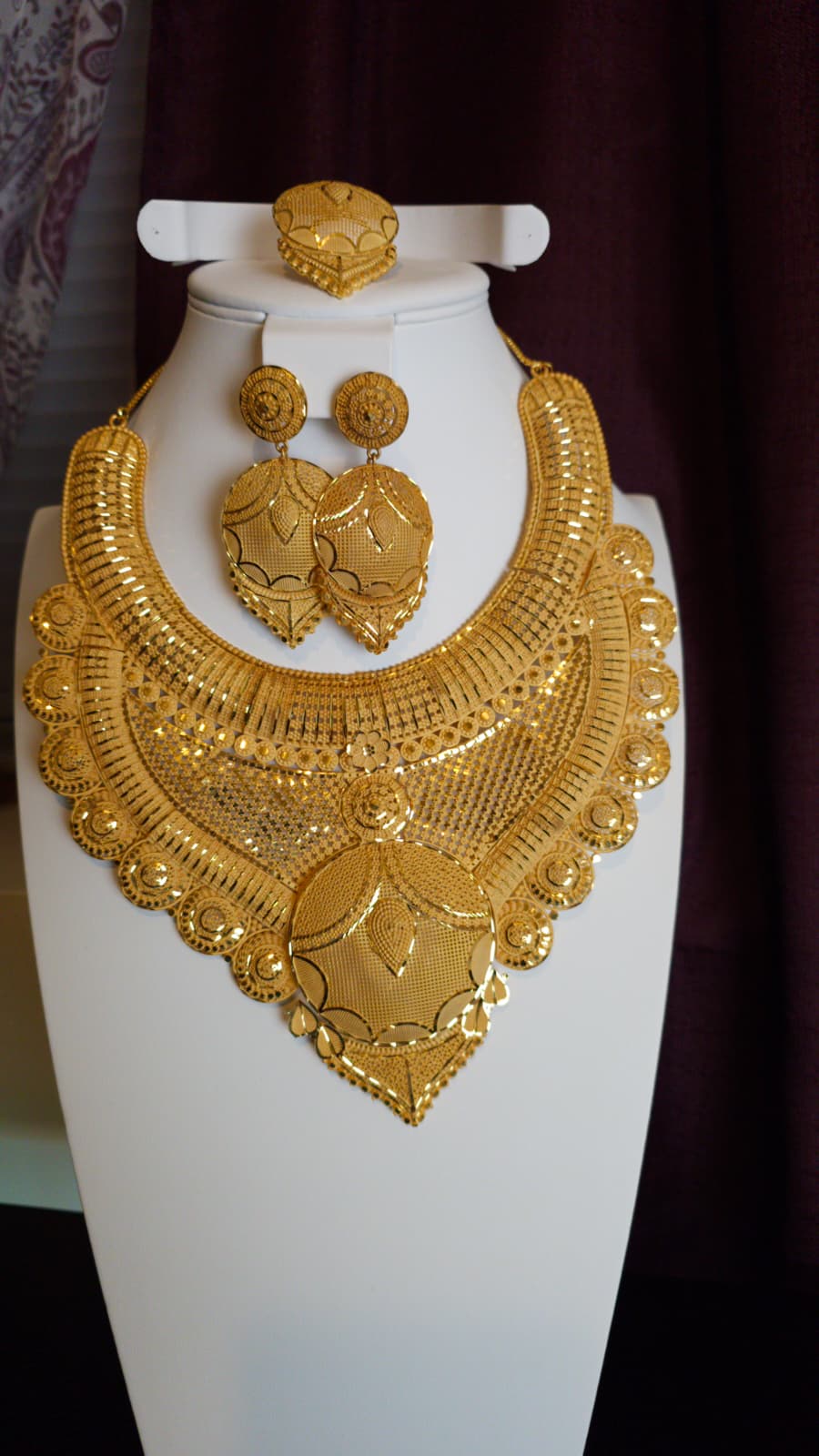 Gold Plated 3 PCS CHOKER SET-N456