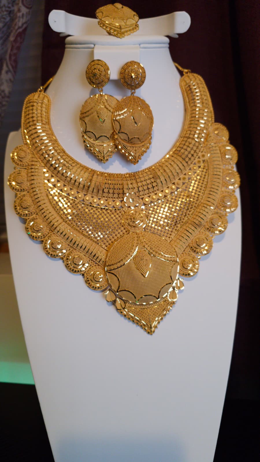 Gold Plated 3 PCS CHOKER SET-N456