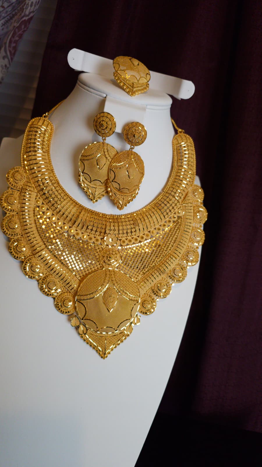 Gold Plated 3 PCS CHOKER SET-N456