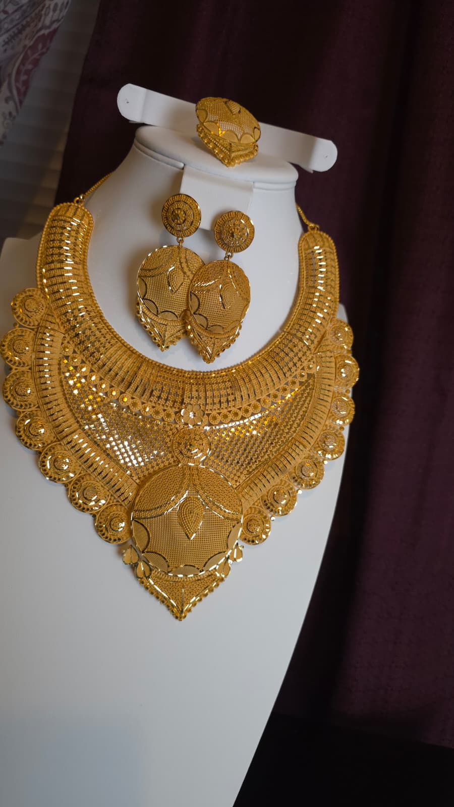 Gold Plated 3 PCS CHOKER SET-N456