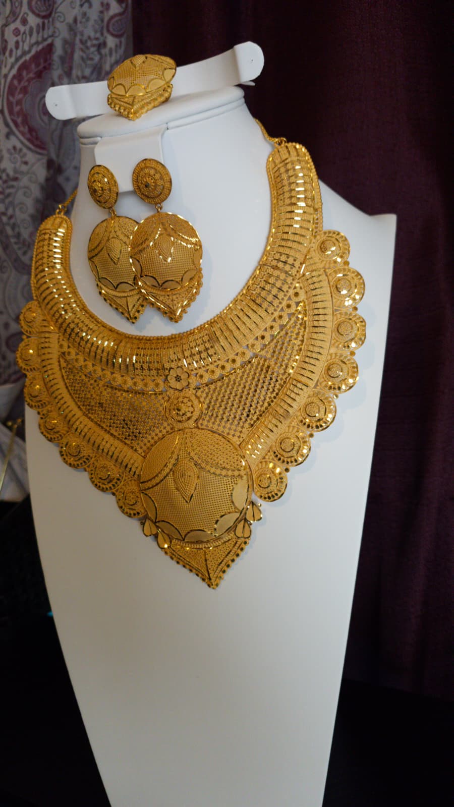 Gold Plated 3 PCS CHOKER SET-N456