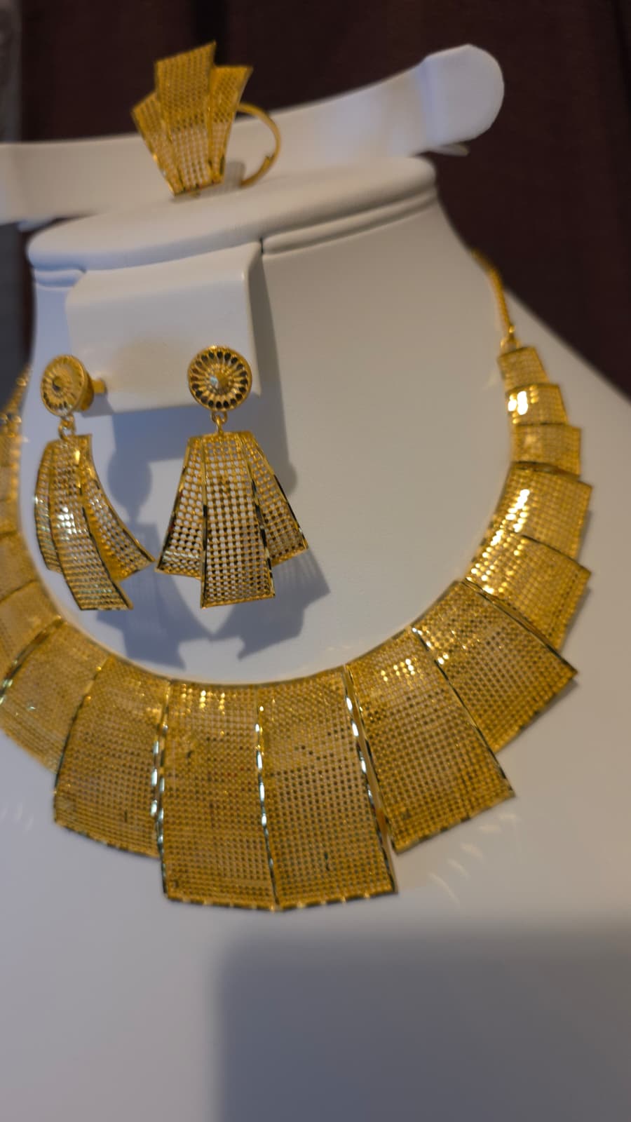 Gold Plated 3 PCS CHOKER SET-N524