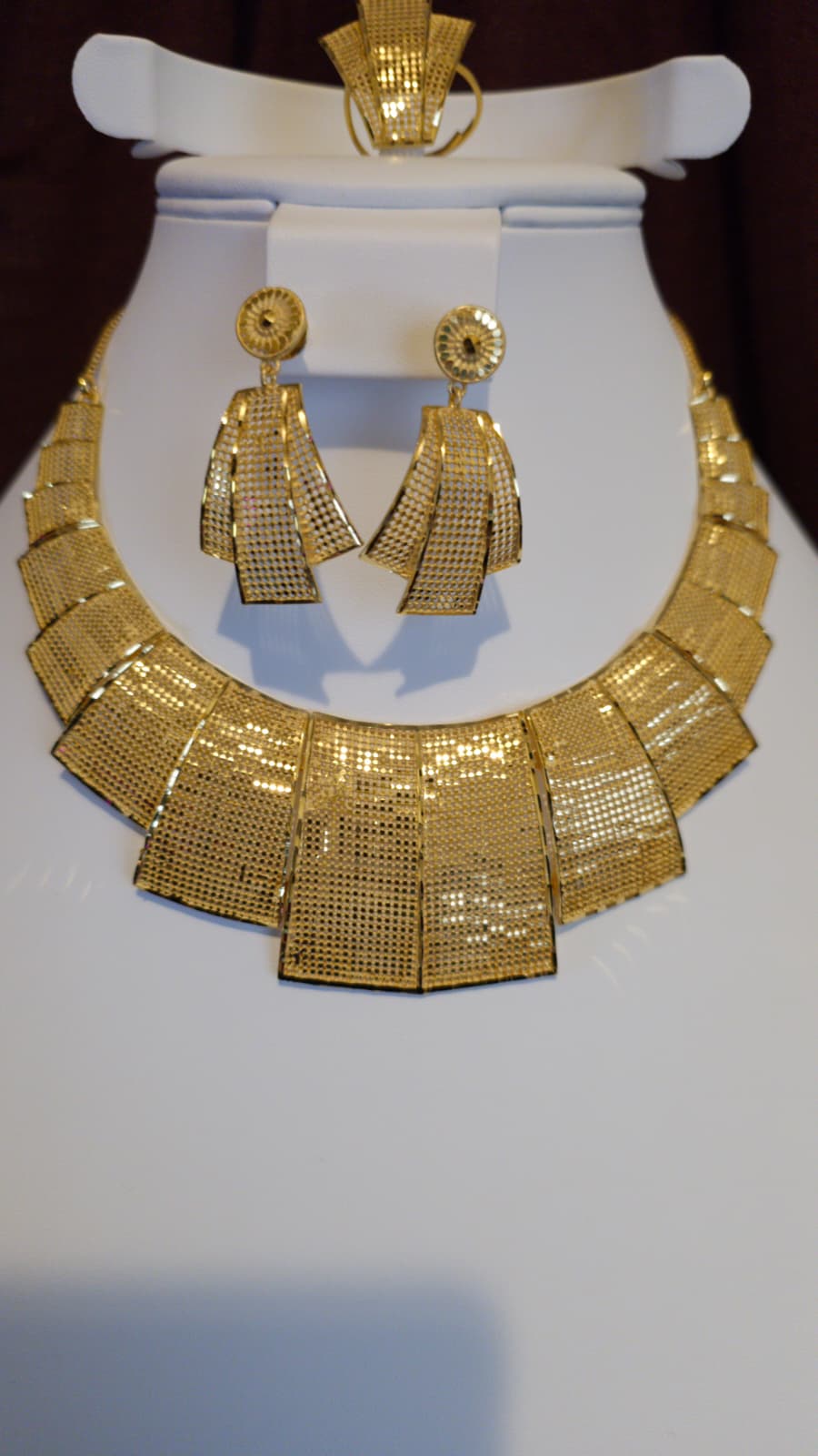 Gold Plated 3 PCS CHOKER SET-N524
