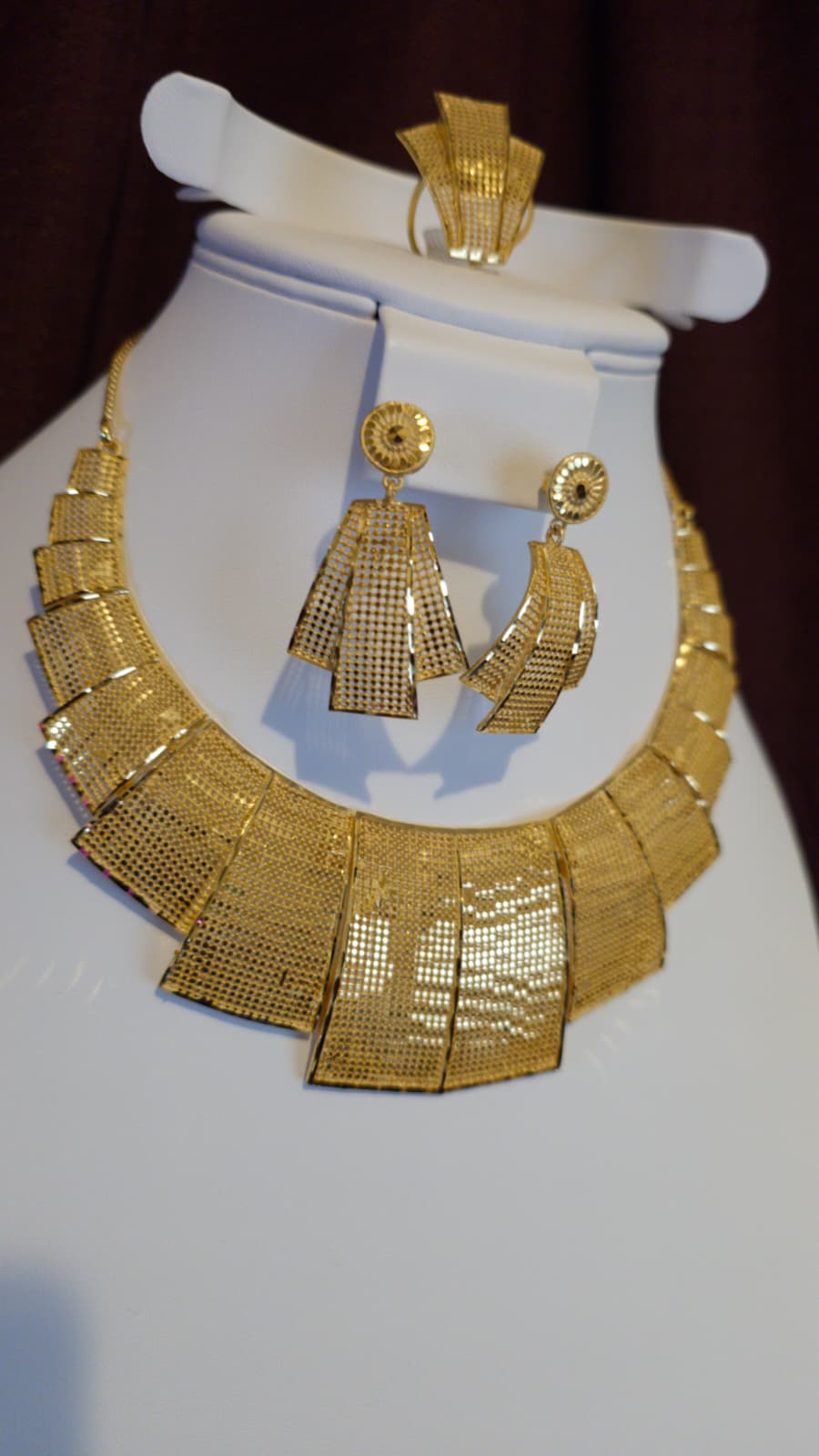 Gold Plated 3 PCS CHOKER SET-N524