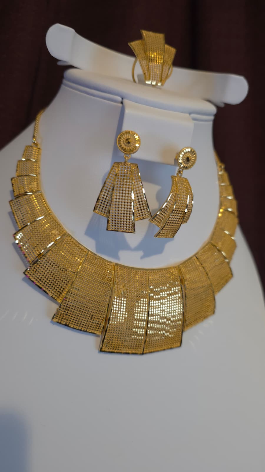 Gold Plated 3 PCS CHOKER SET-N524