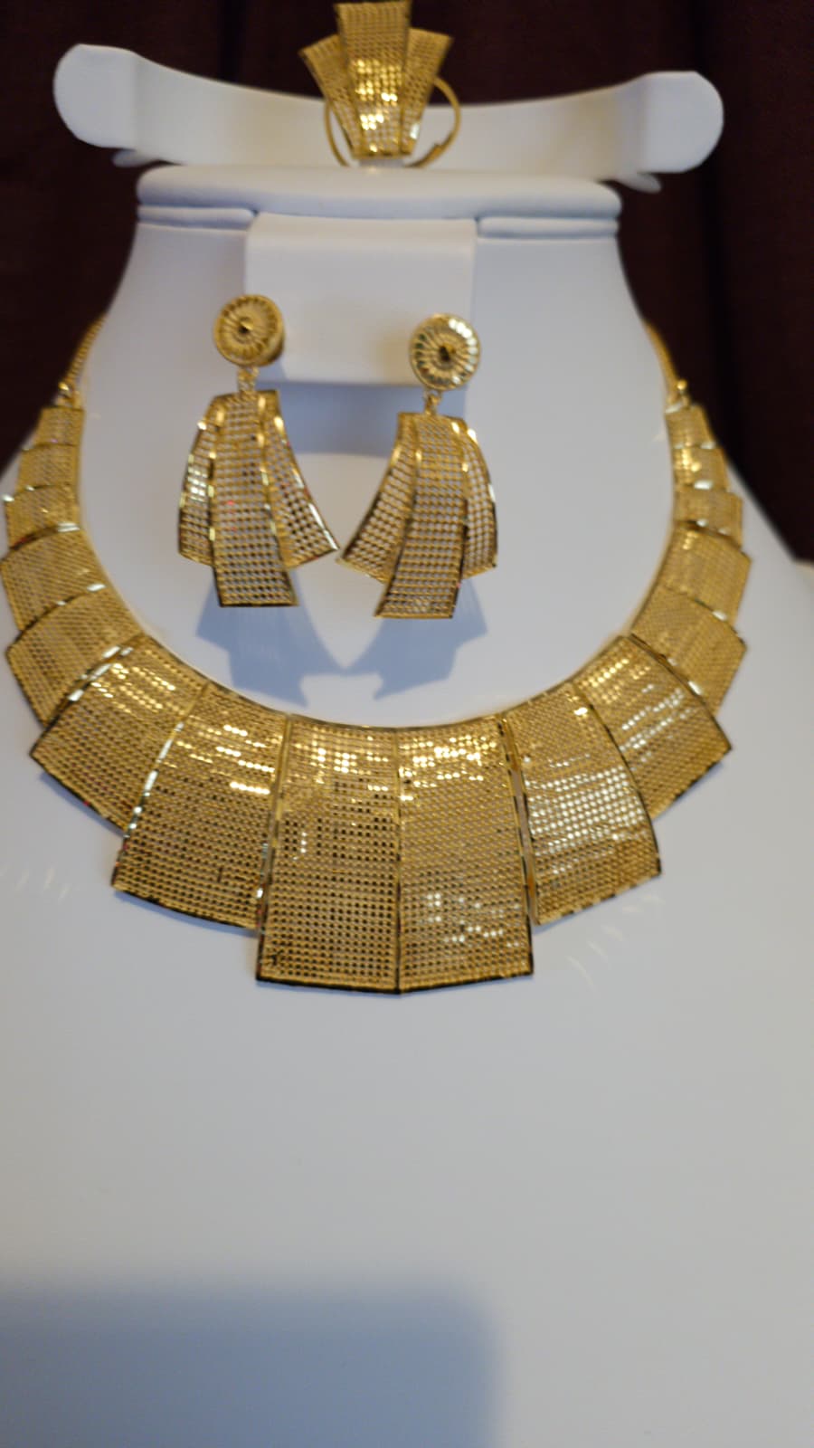 Gold Plated 3 PCS CHOKER SET-N524
