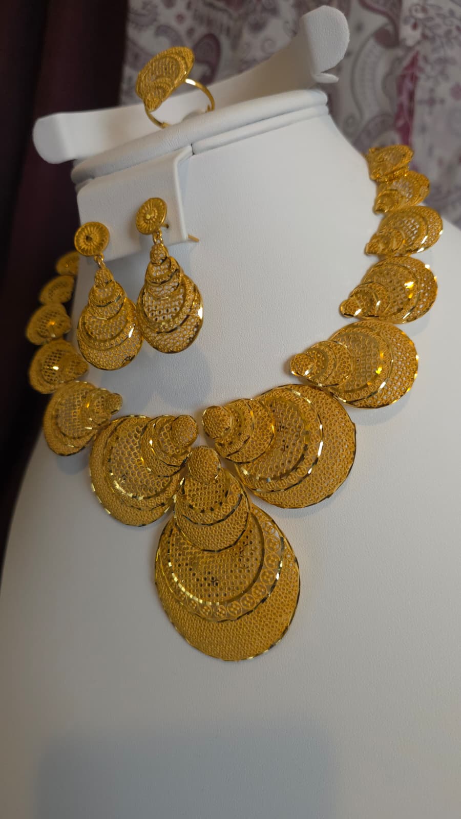 Gold Plated 3 PCS CHOKER SET-N525