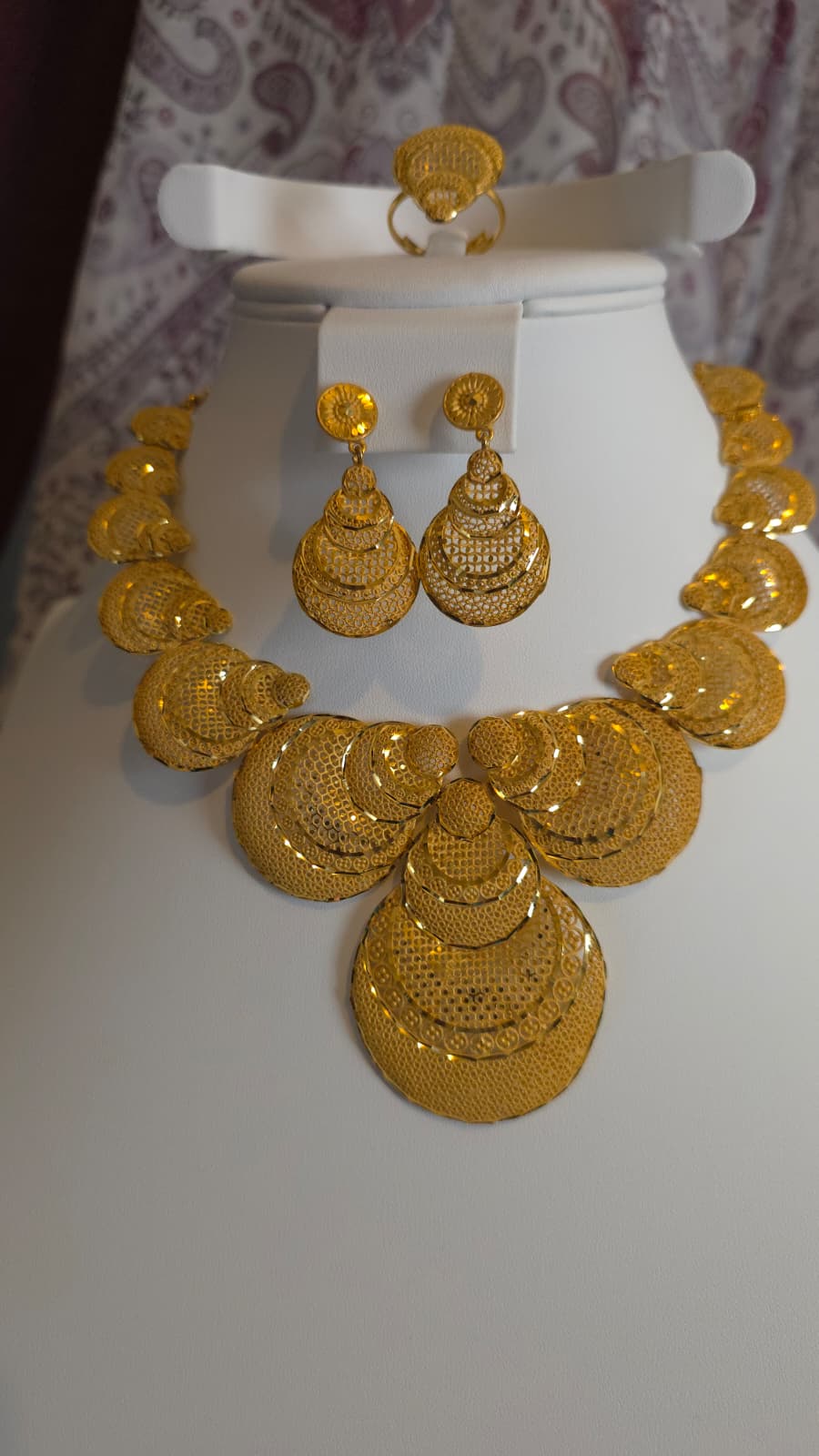 Gold Plated 3 PCS CHOKER SET-N525