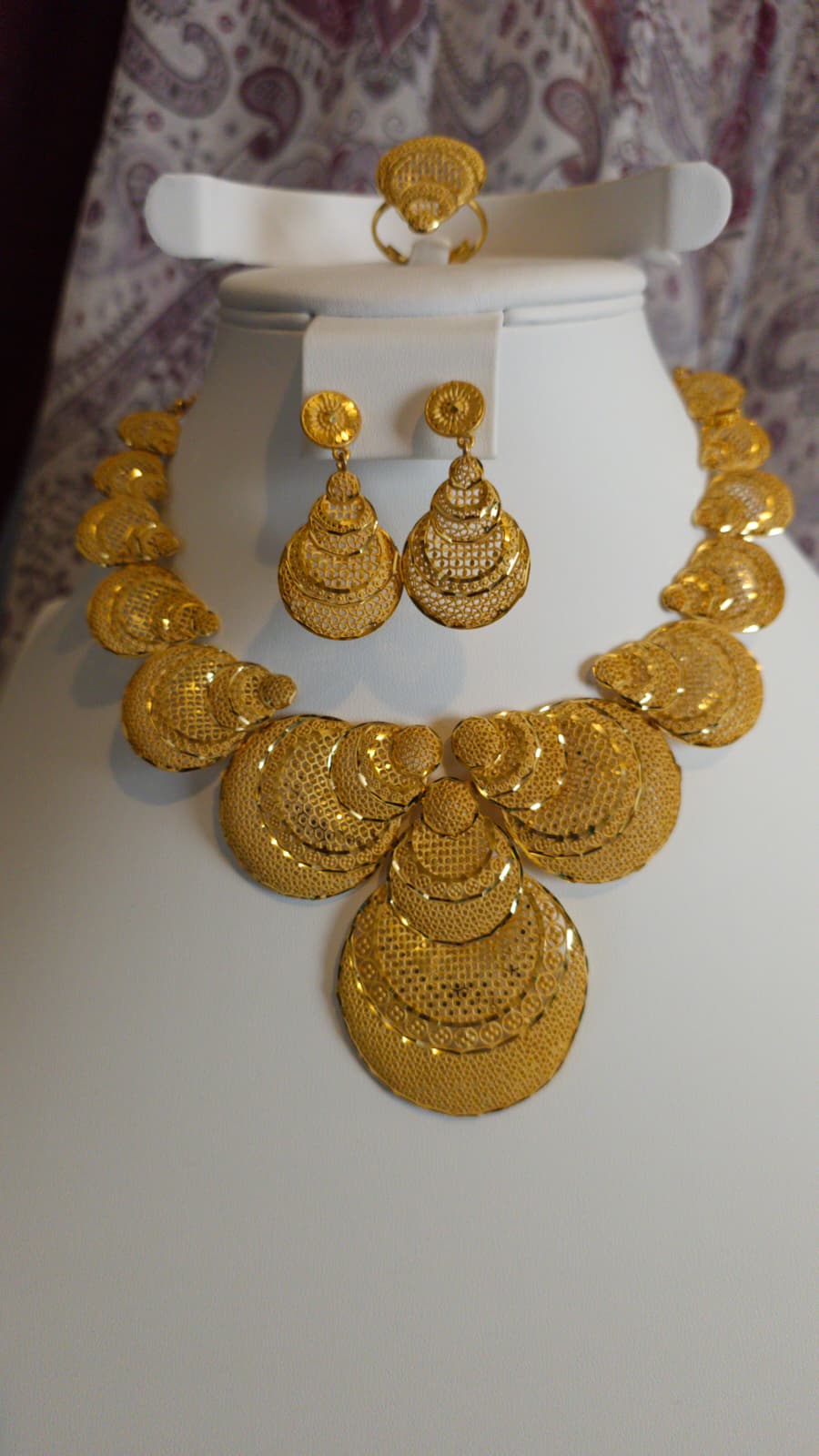 Gold Plated 3 PCS CHOKER SET-N525