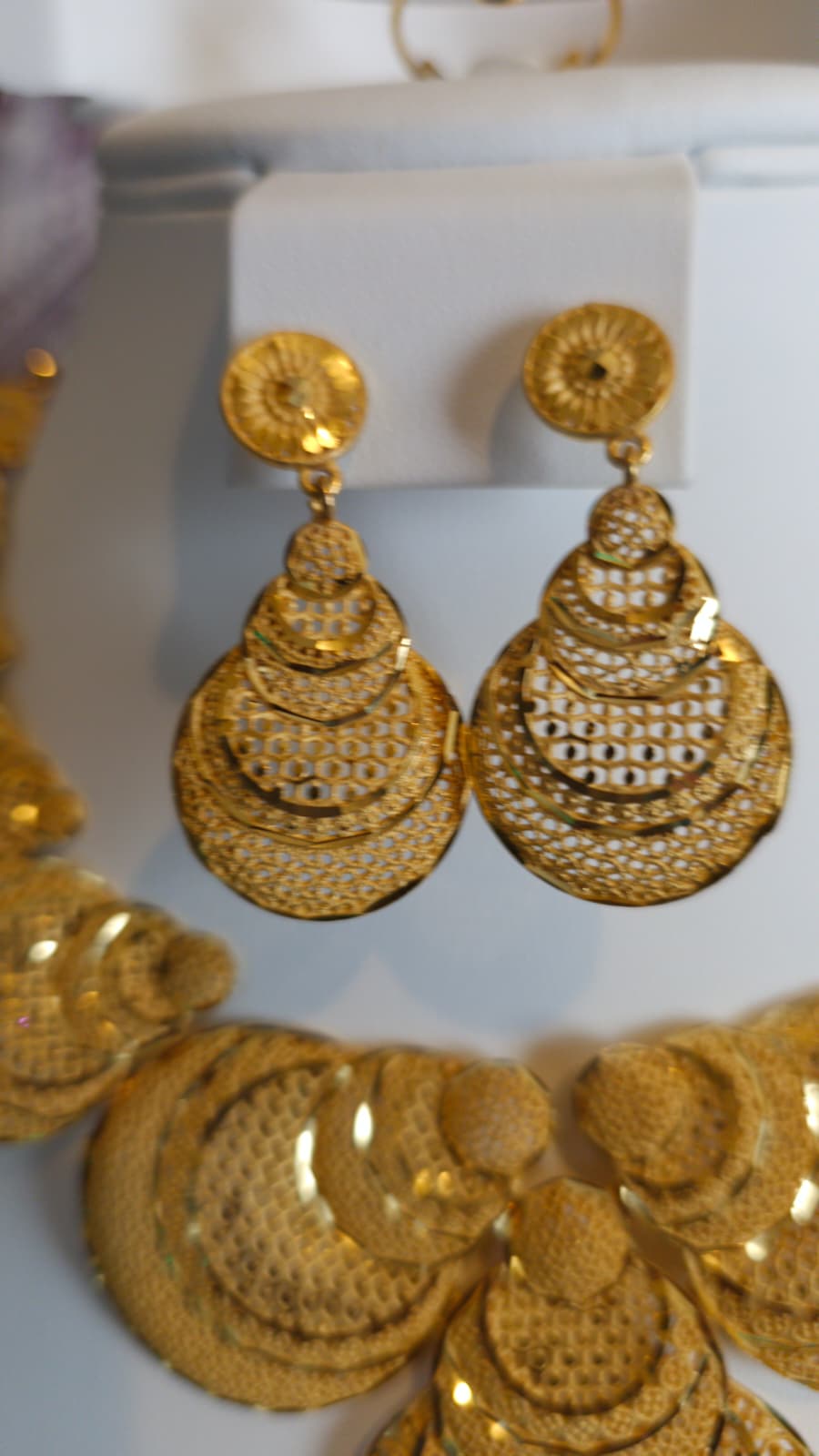 Gold Plated 3 PCS CHOKER SET-N525