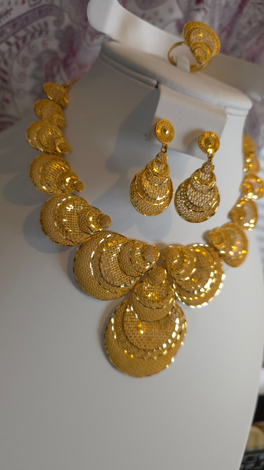 Gold Plated 3 PCS CHOKER SET-N525