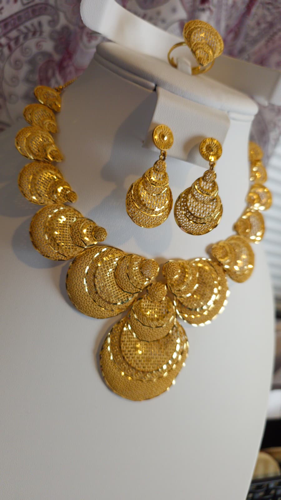 Gold Plated 3 PCS CHOKER SET-N525