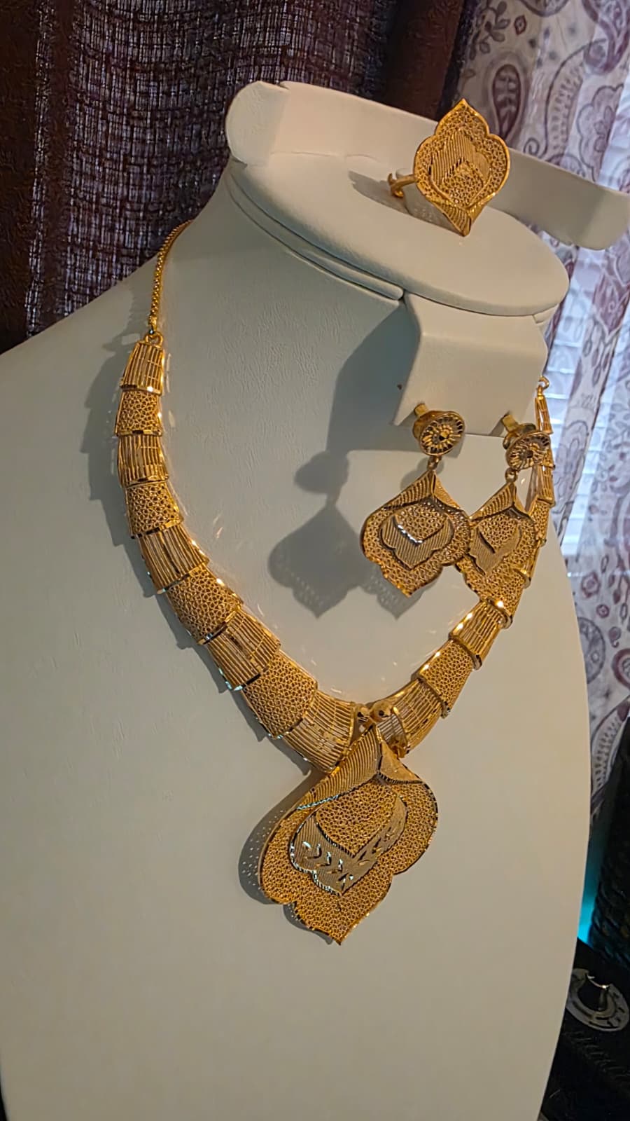 Gold Plated 3 PCS CHOKER SET-N529