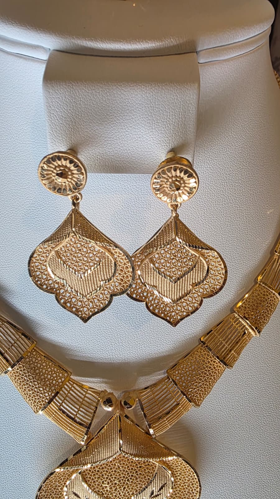 Gold Plated 3 PCS CHOKER SET-N529