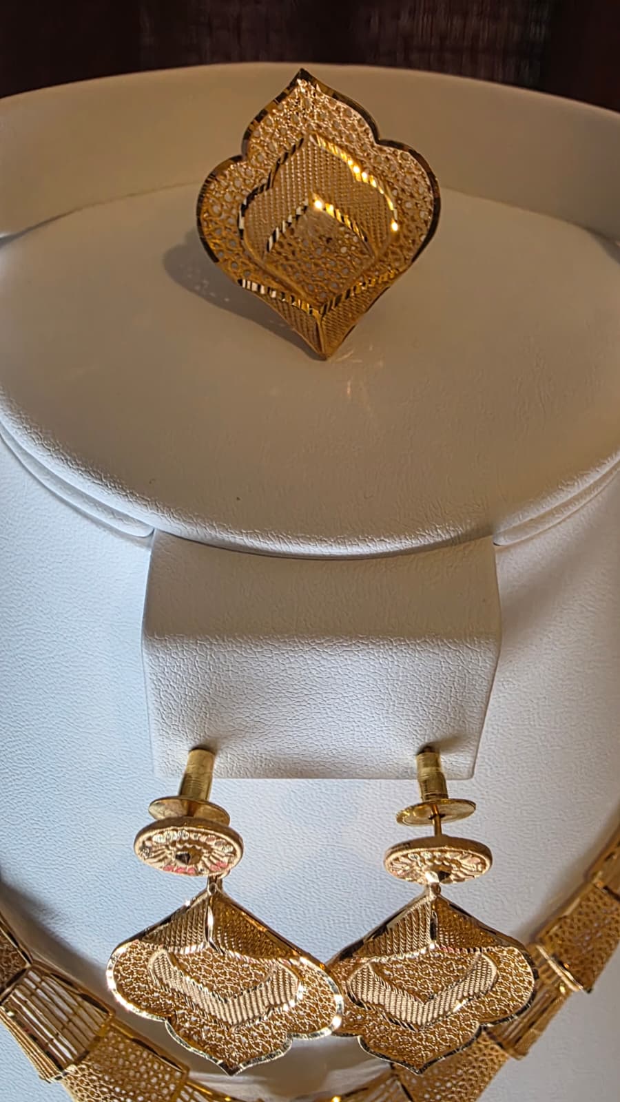 Gold Plated 3 PCS CHOKER SET-N529