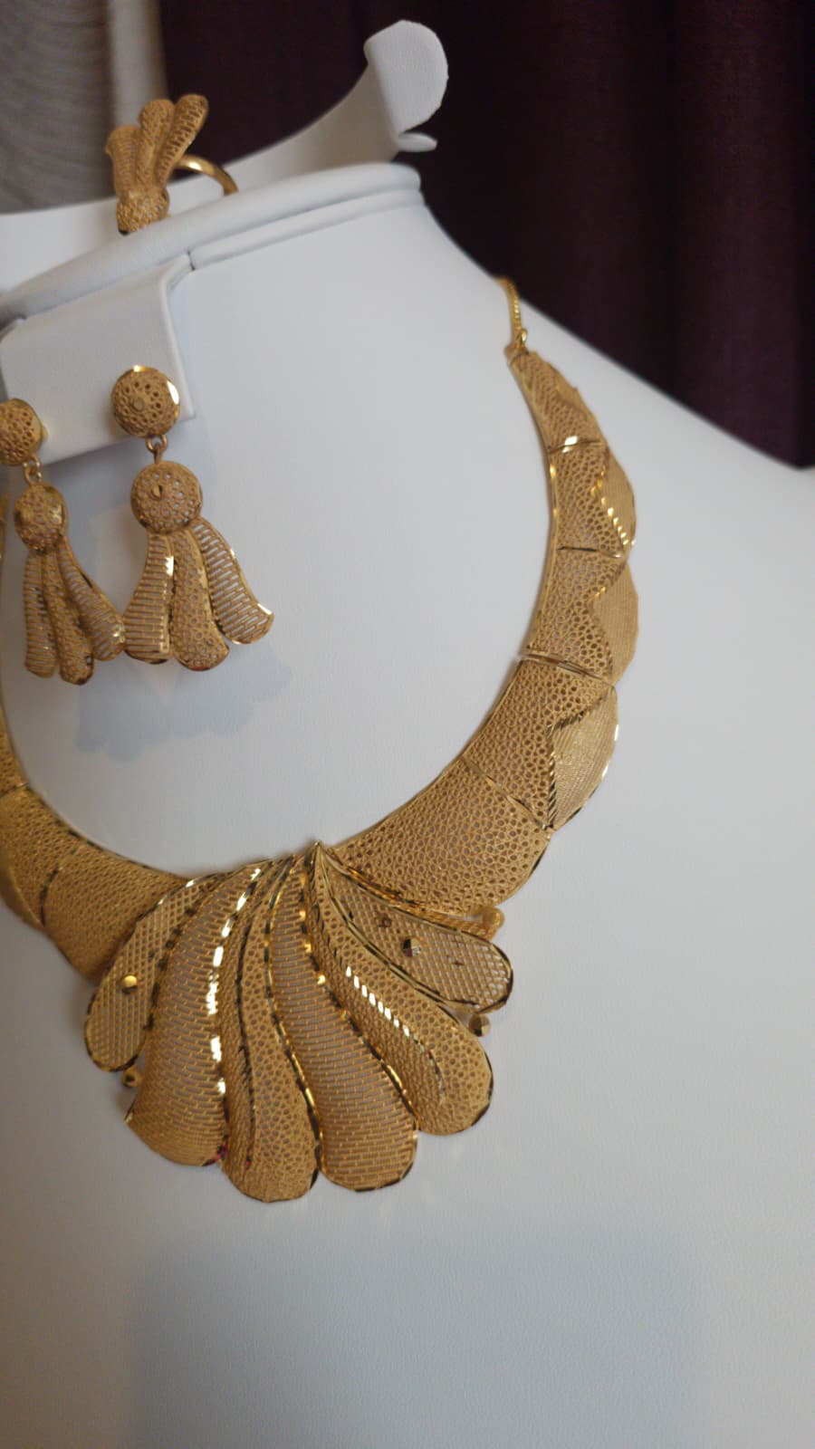Gold Plated 3 PCS CHOKER SET-N552