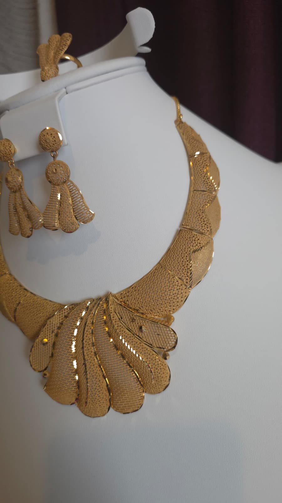 Gold Plated 3 PCS CHOKER SET-N552