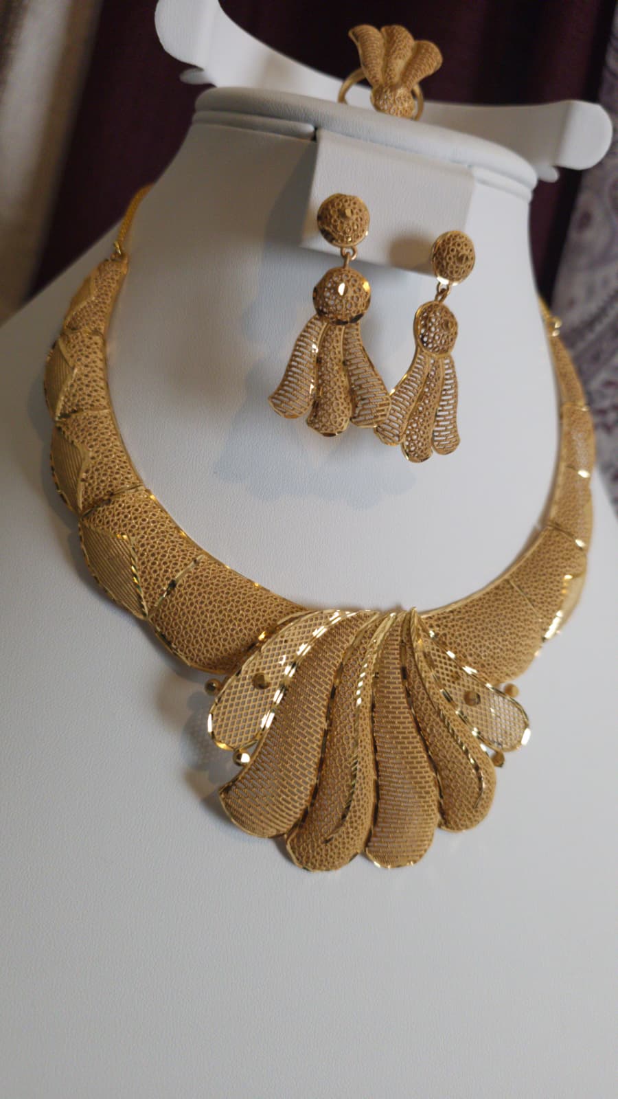 Gold Plated 3 PCS CHOKER SET-N552