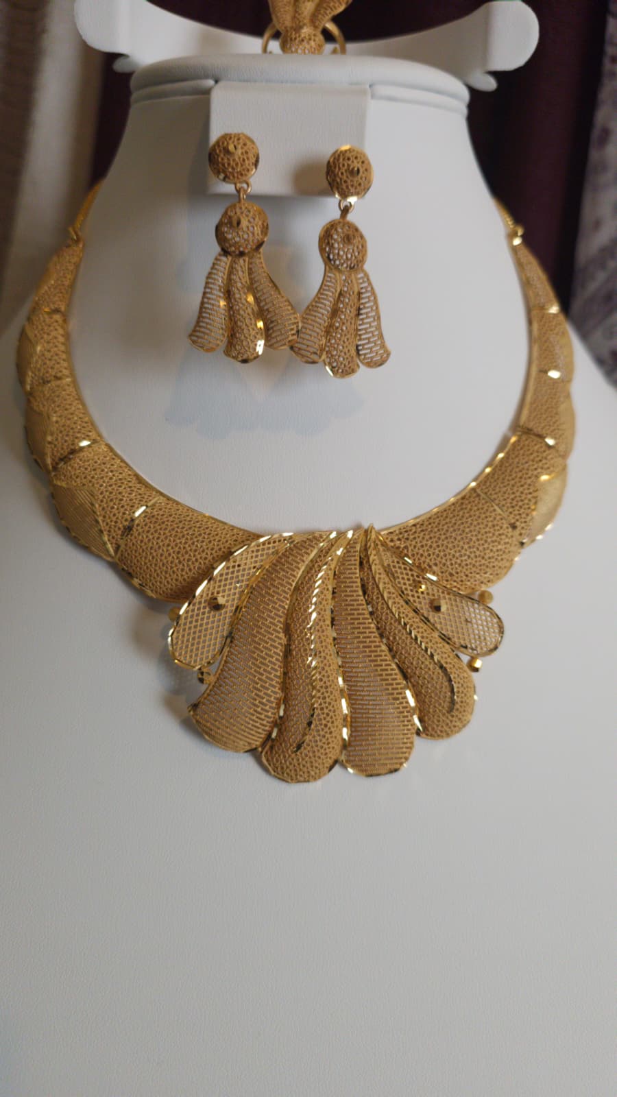 Gold Plated 3 PCS CHOKER SET-N552