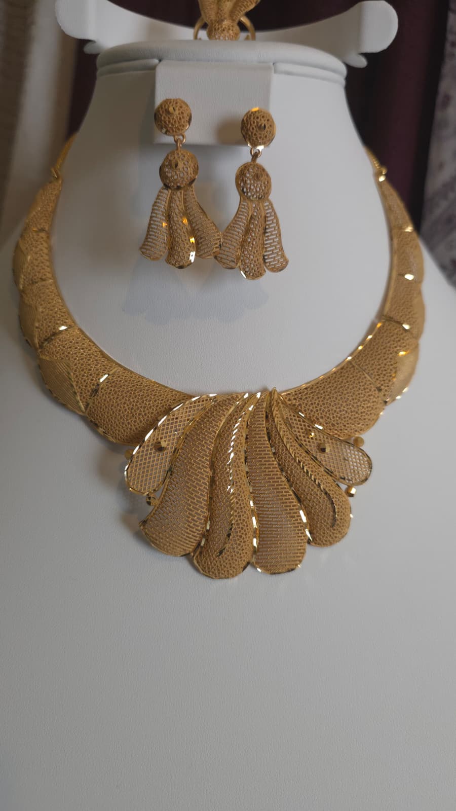 Gold Plated 3 PCS CHOKER SET-N552