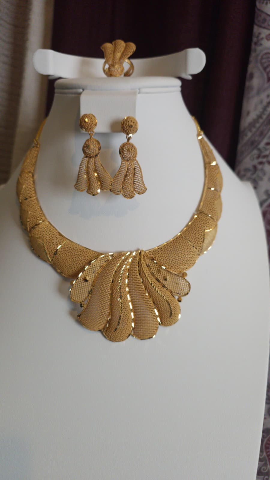 Gold Plated 3 PCS CHOKER SET-N552