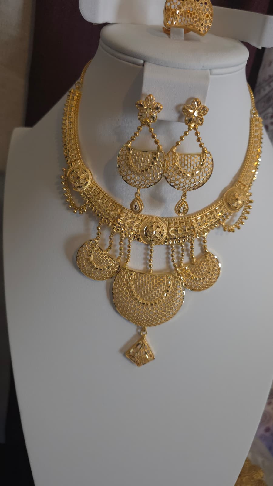 Gold Plated 3 PCS CHOKER SET-N563