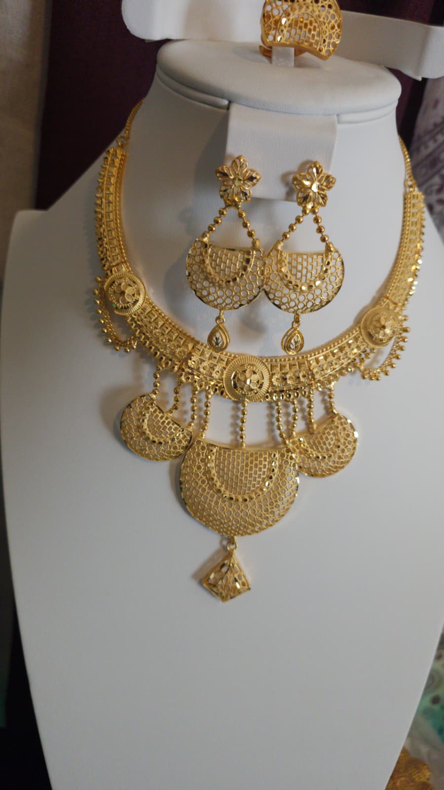 Gold Plated 3 PCS CHOKER SET-N563