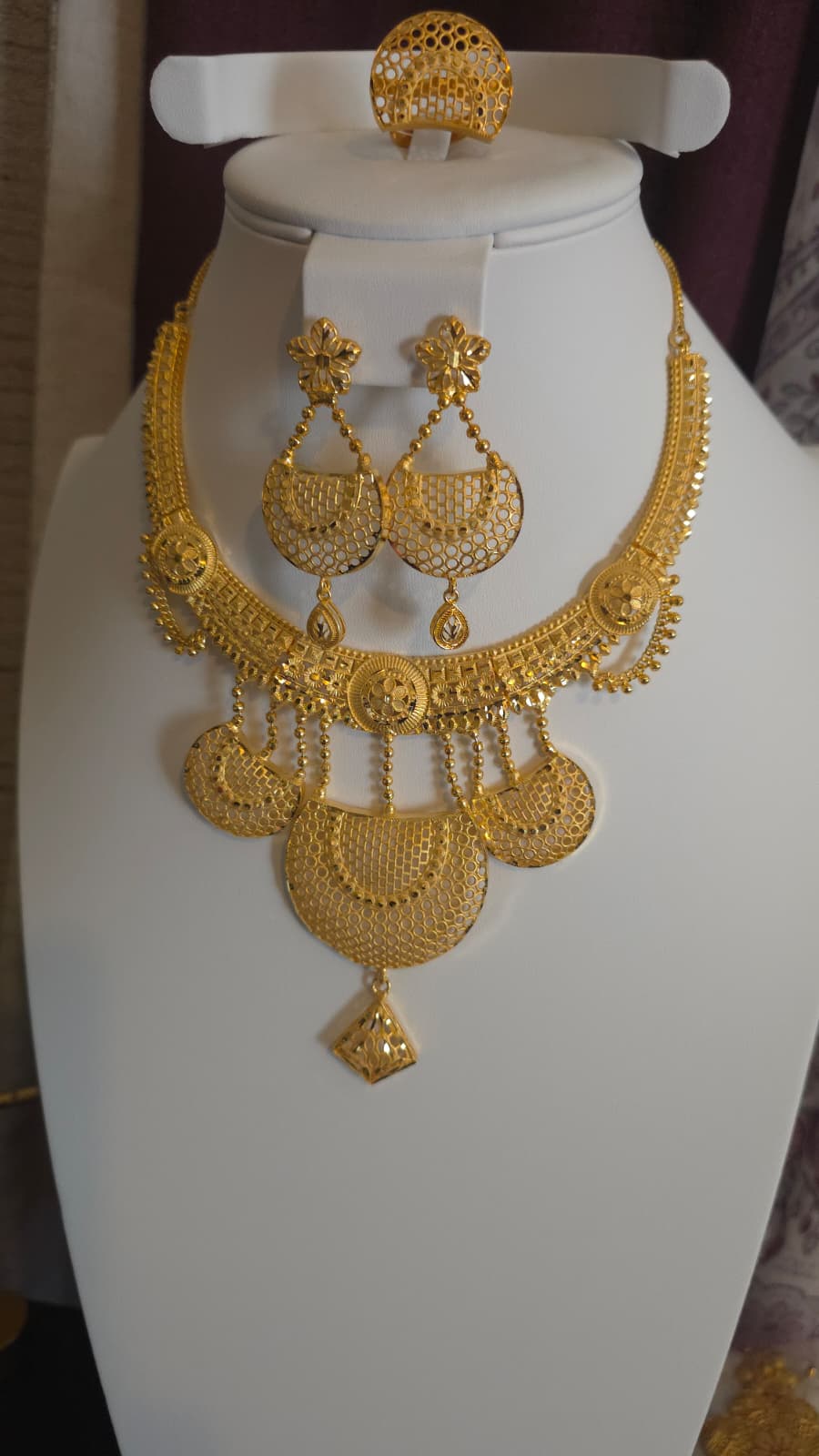 Gold Plated 3 PCS CHOKER SET-N563