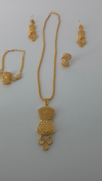Sautoir 4pcs Necklace Set-L182