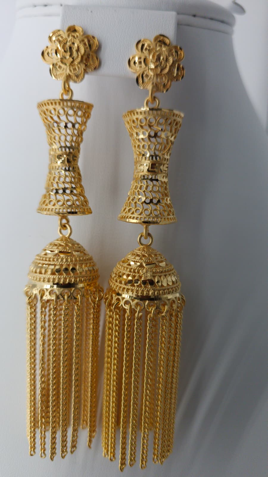 2-Piece Gold-Plated Earrings & Ring Set - E87