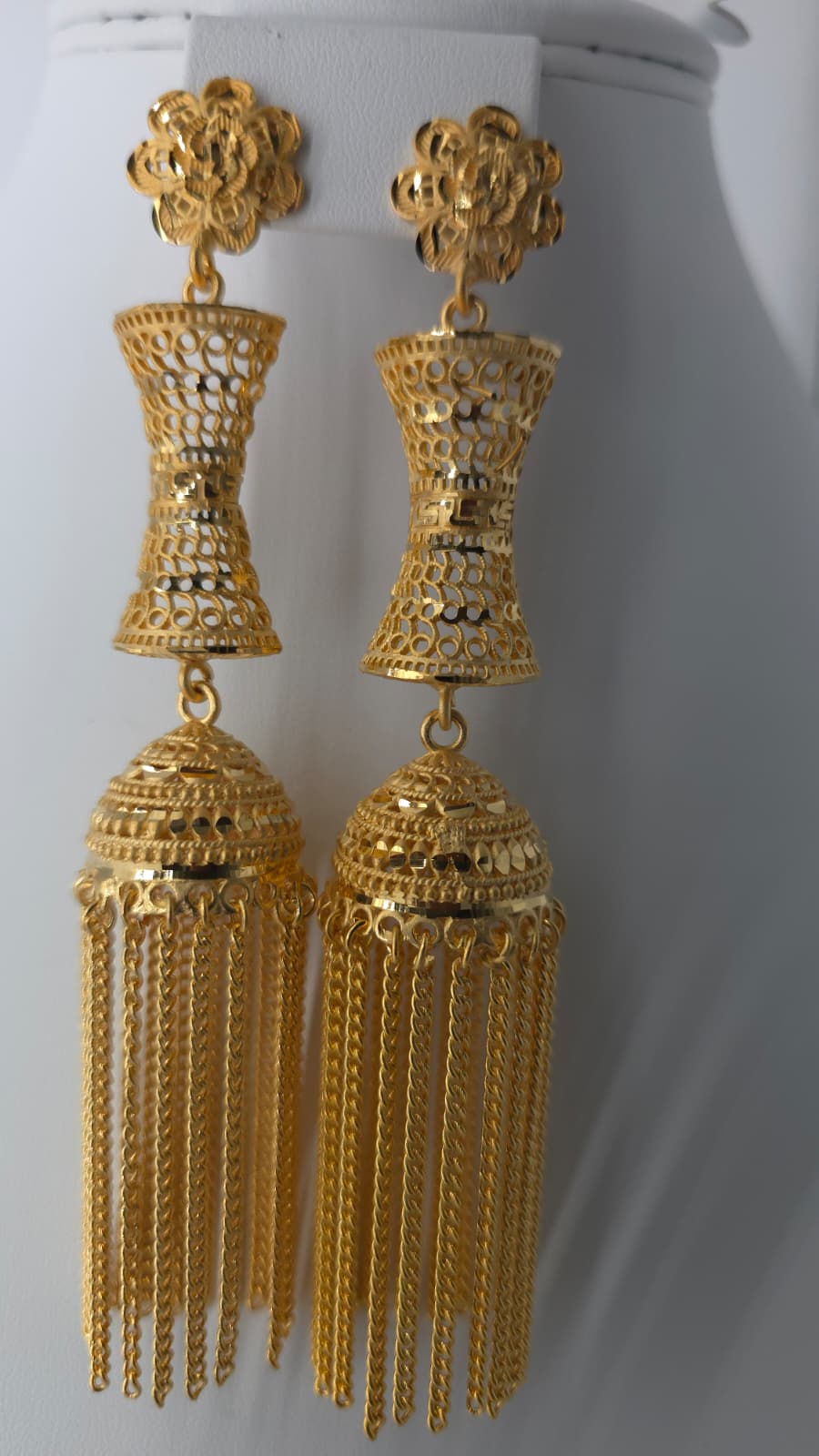 2-Piece Gold-Plated Earrings & Ring Set - E87