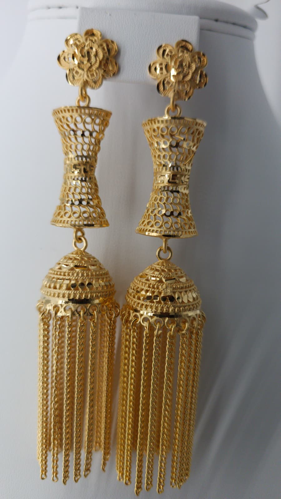 2-Piece Gold-Plated Earrings & Ring Set - E87
