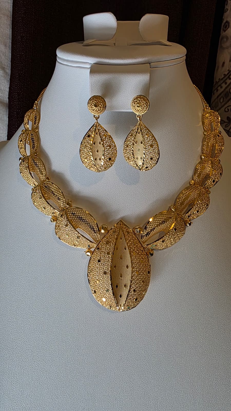 Gold Plated 2PCS CHOKER SET-N-483