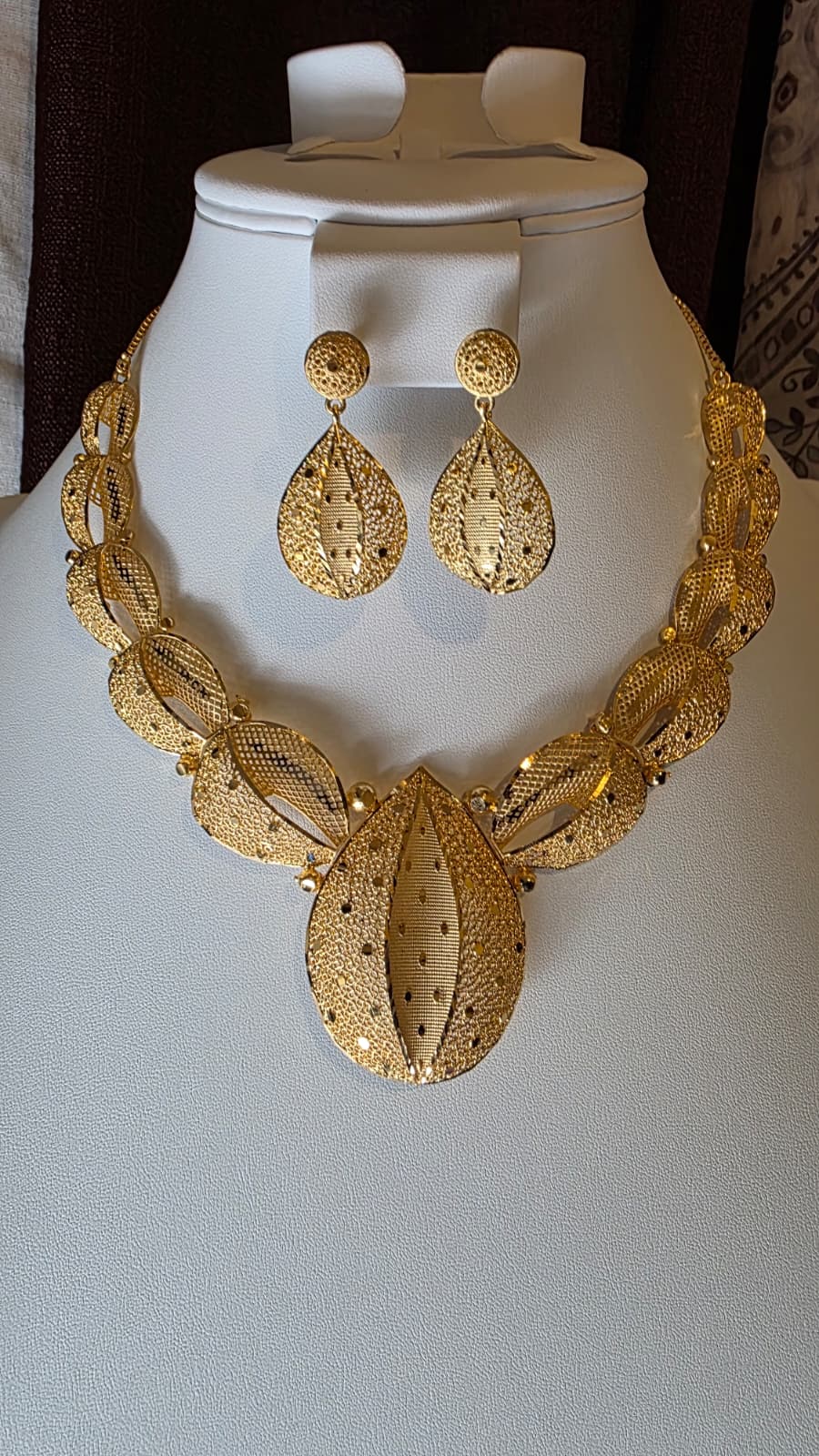 Gold Plated 2PCS CHOKER SET-N-483