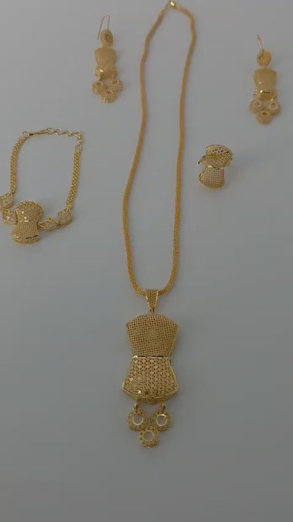 Sautoir 4pcs Necklace Set-L182